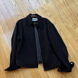 Frame Denim Black Lightweight Jacket